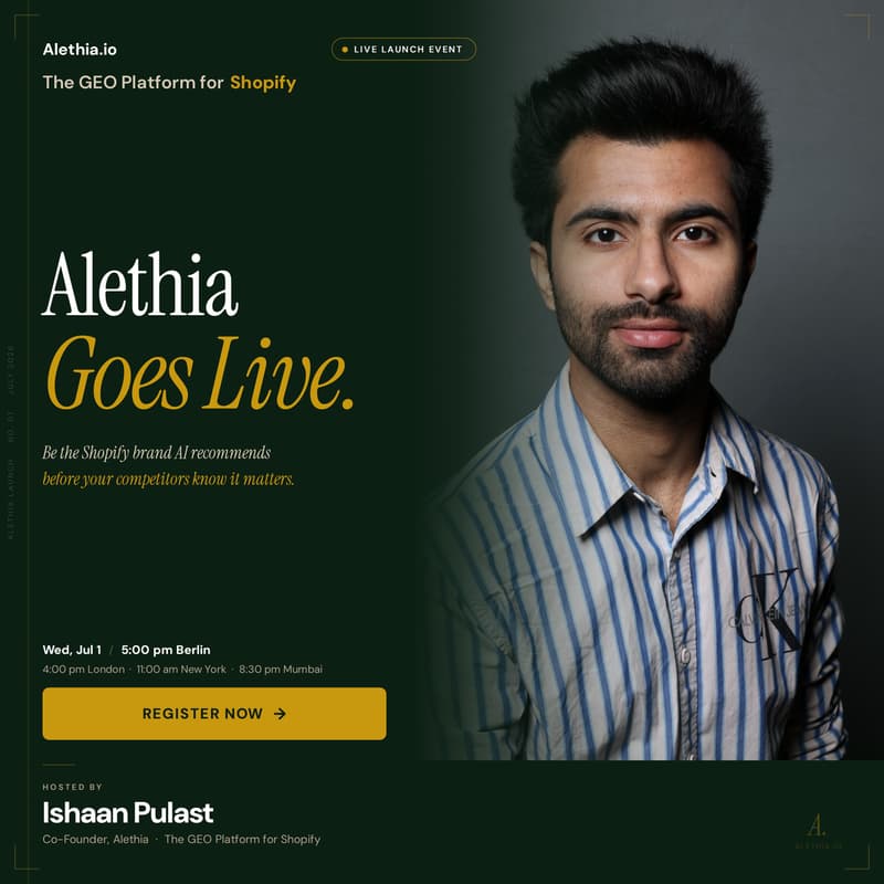 Cover Image for Alethia Launch Event