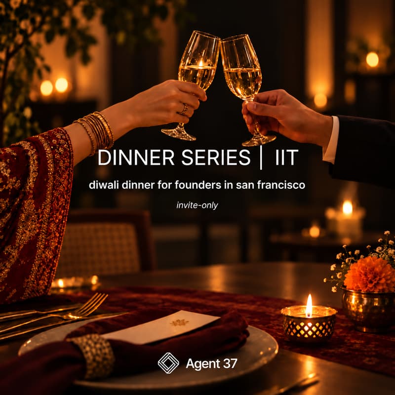 Cover Image for Agent37 Diwali Night: A Private Dinner for YC Founders