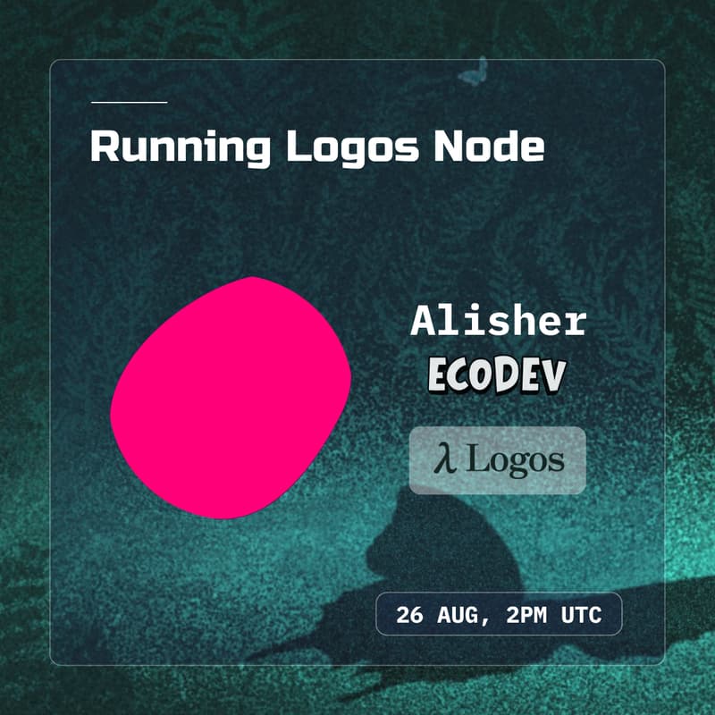 Cover Image for Running Logos Node