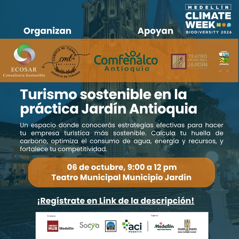 Cover Image for Turismo Sostenible en La Práctica -Jardín Antioquia:
