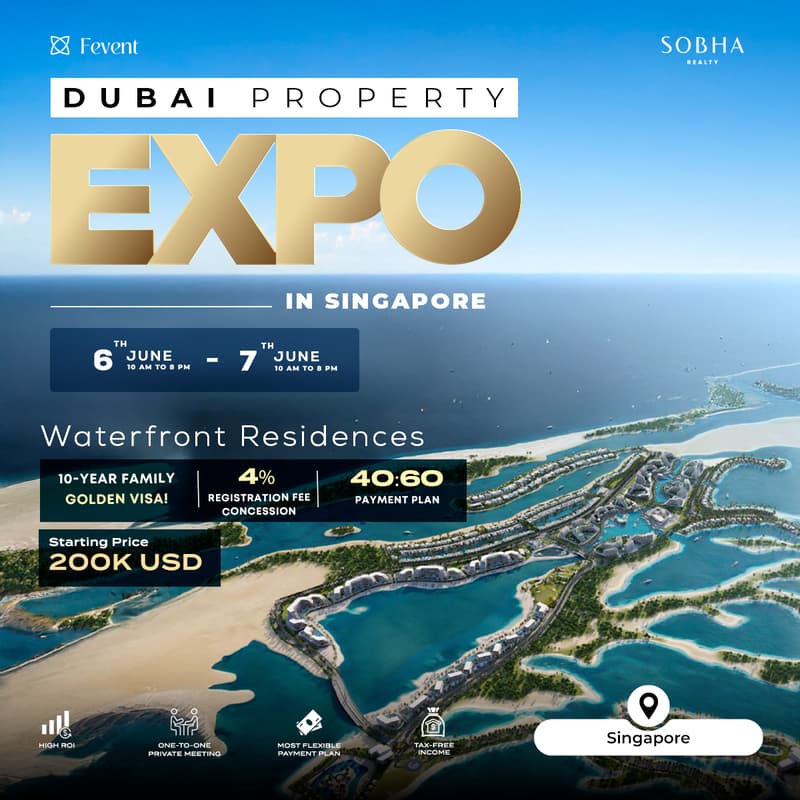 Cover Image for Dubai Property Expo in Singapore | 06th - 07th June, 2026 | Sobha