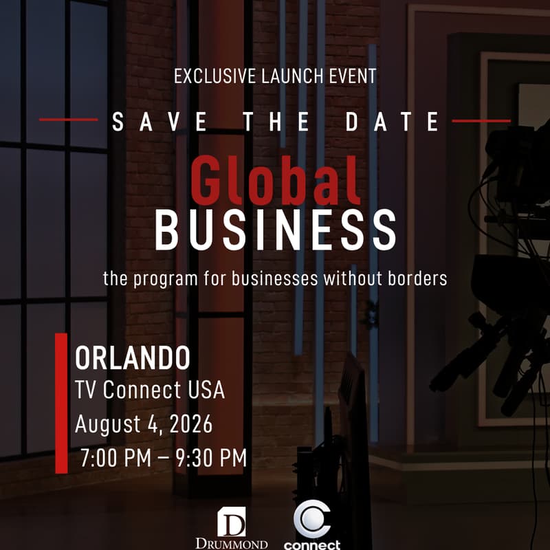 Cover Image for Global Business by Drummond Advisors | Evento de Lançamento Orlando