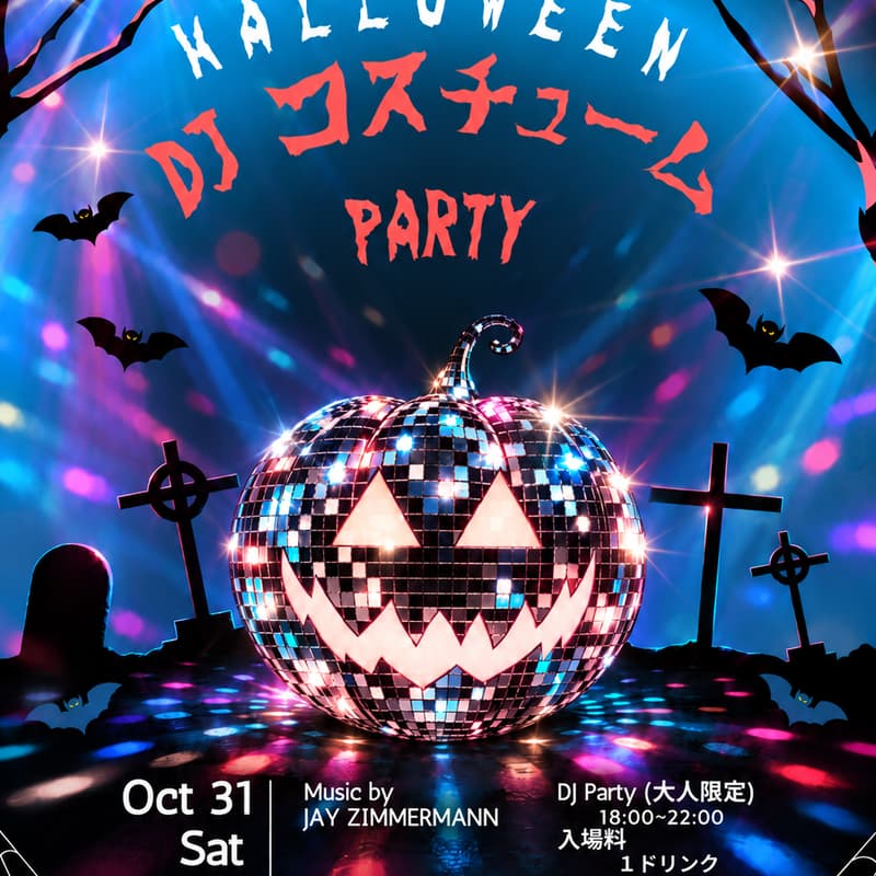 Cover Image for Halloween Disco Party @moshimo