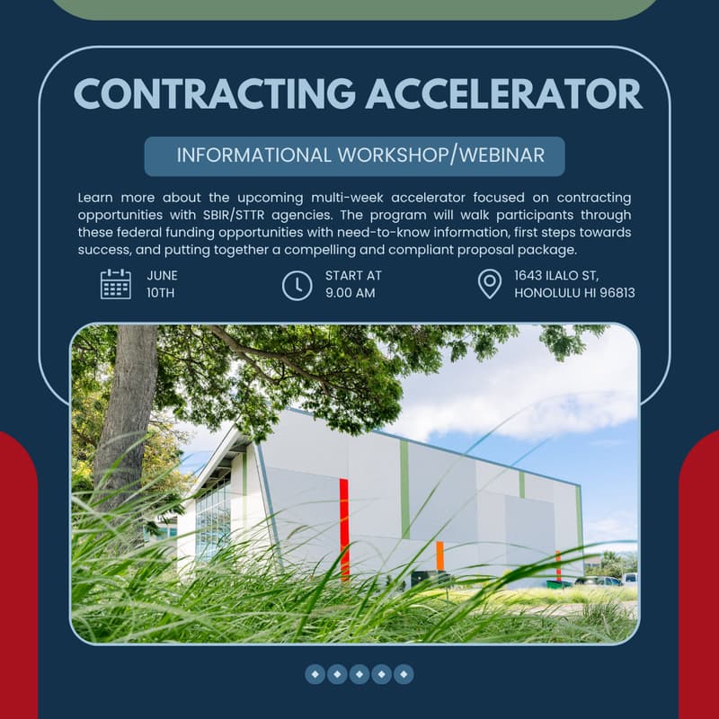 Cover Image for SBIR/STTR Accelerator Info Session
