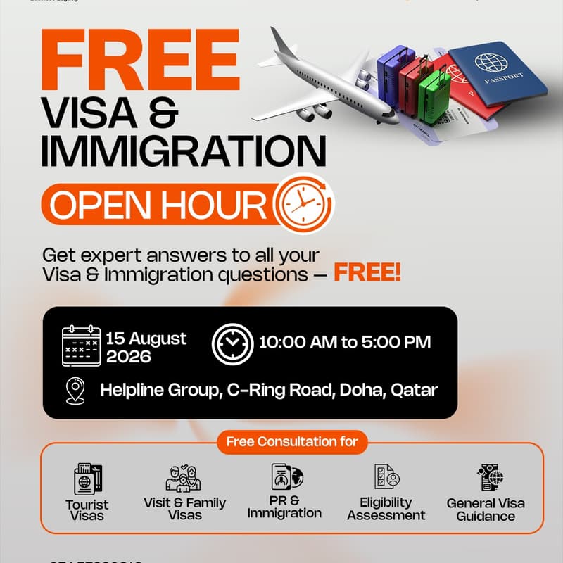 Cover Image for FREE Visa & Immigration Open Hour