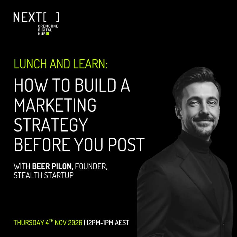 Cover Image for NEXT [Lunch and Learn] How to Build a Marketing Strategy Before You Post