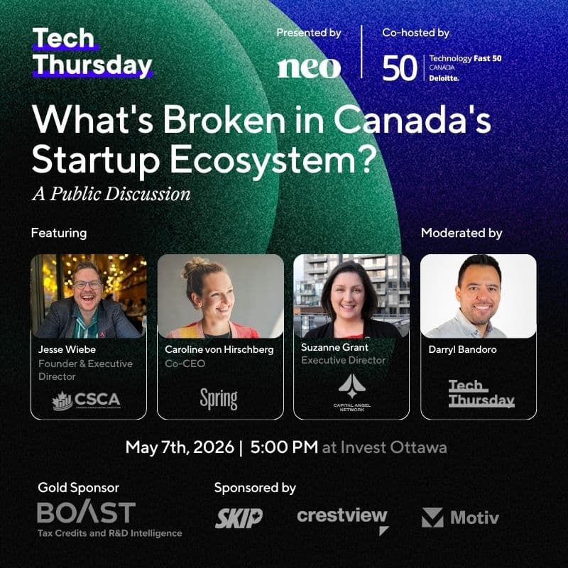 Cover Image for What's Broken in Canada's Startup Ecosystem? A Public Discussion