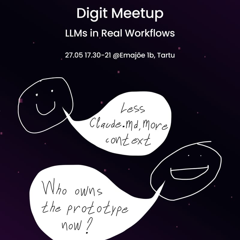 Cover Image for Digit Meetup: LLMs in Real Workflows