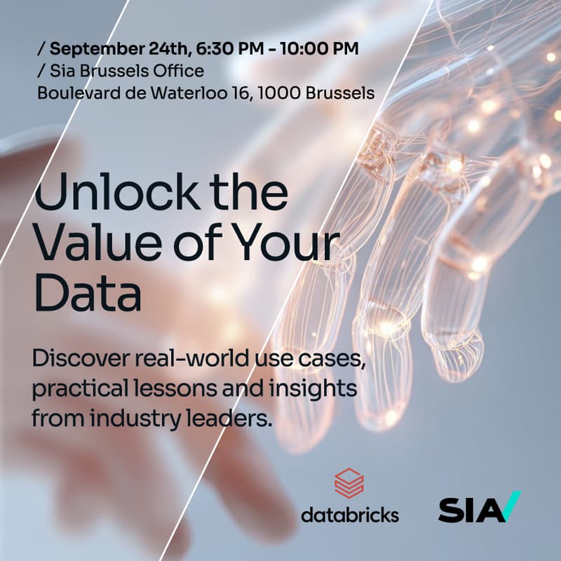 Cover Image for Databricks x Sia Event: Unlock the value of your data