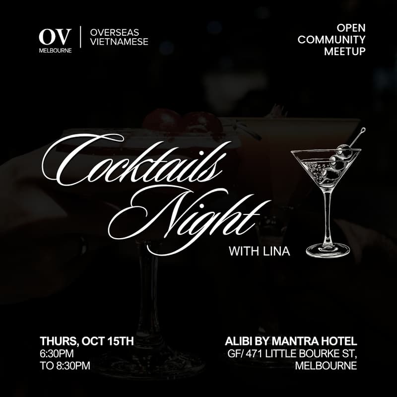 Cover Image for OV Melbourne Cocktails Night - October 15th