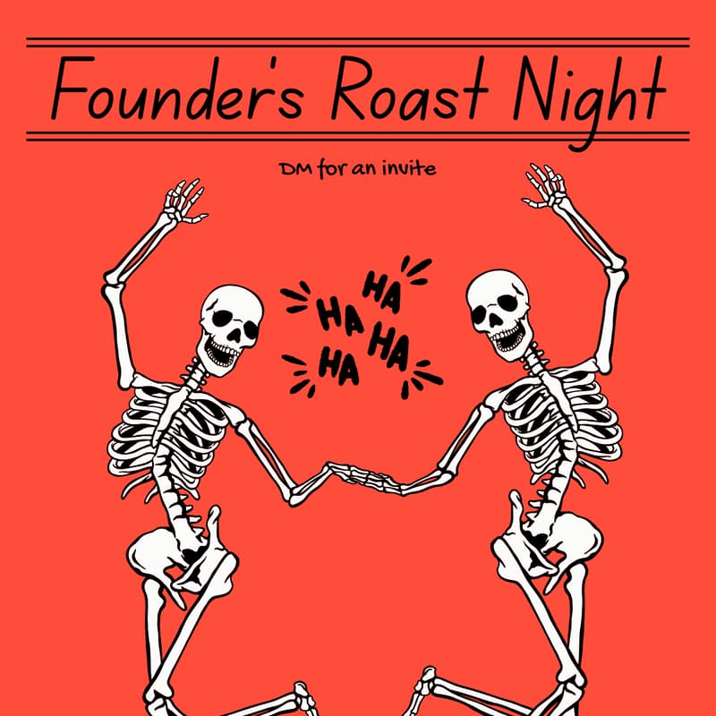 Cover Image for Founder's Roast Night