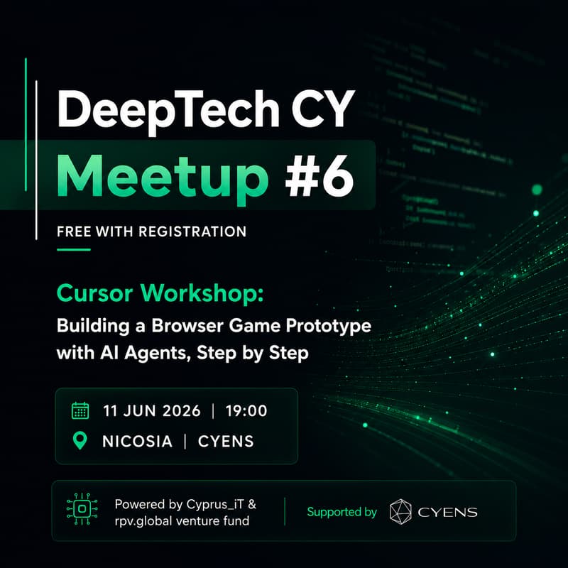 Cover Image for #6 DeepTech CY Meetup