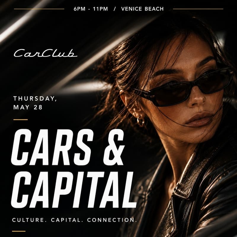Cover Image for Cars & Capital "AfterGlow"