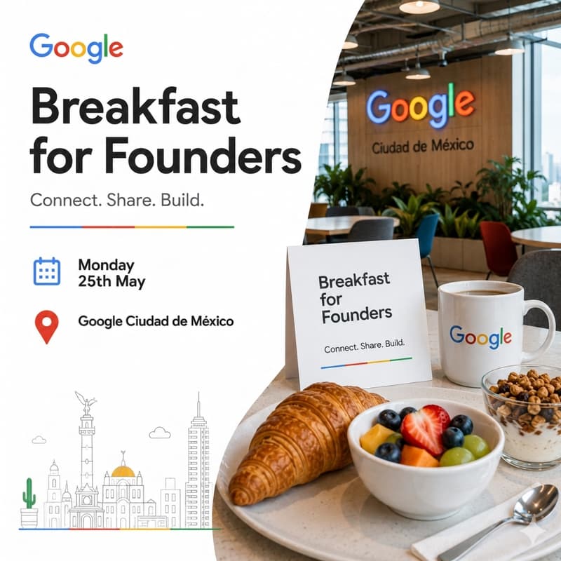 Cover Image for A Private Breakfast for Funded Founders at Google