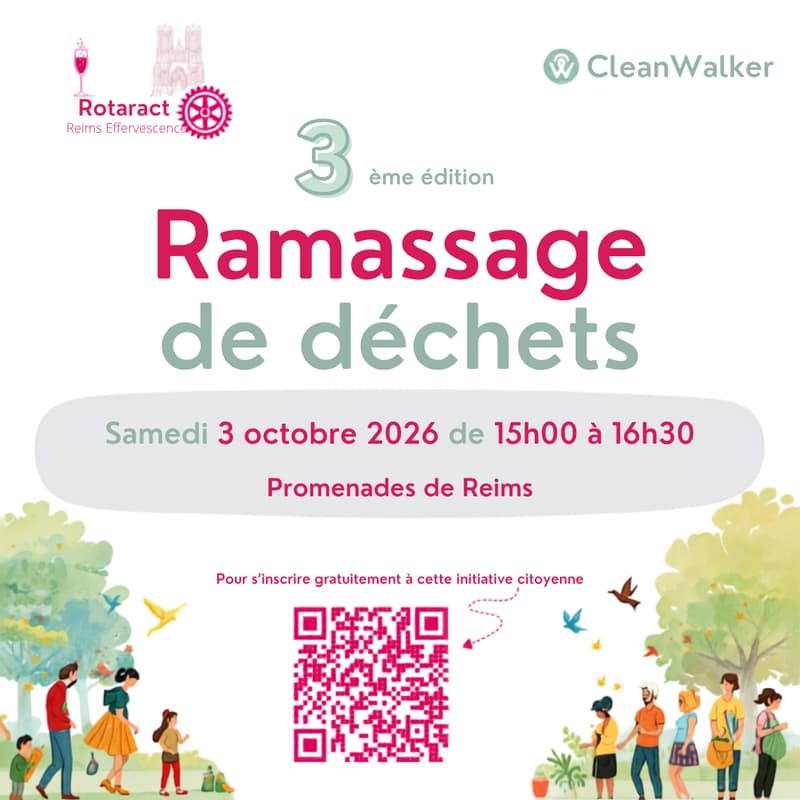 Cover Image for 3e édition CleanWalk Reims - 3 octobre 2026