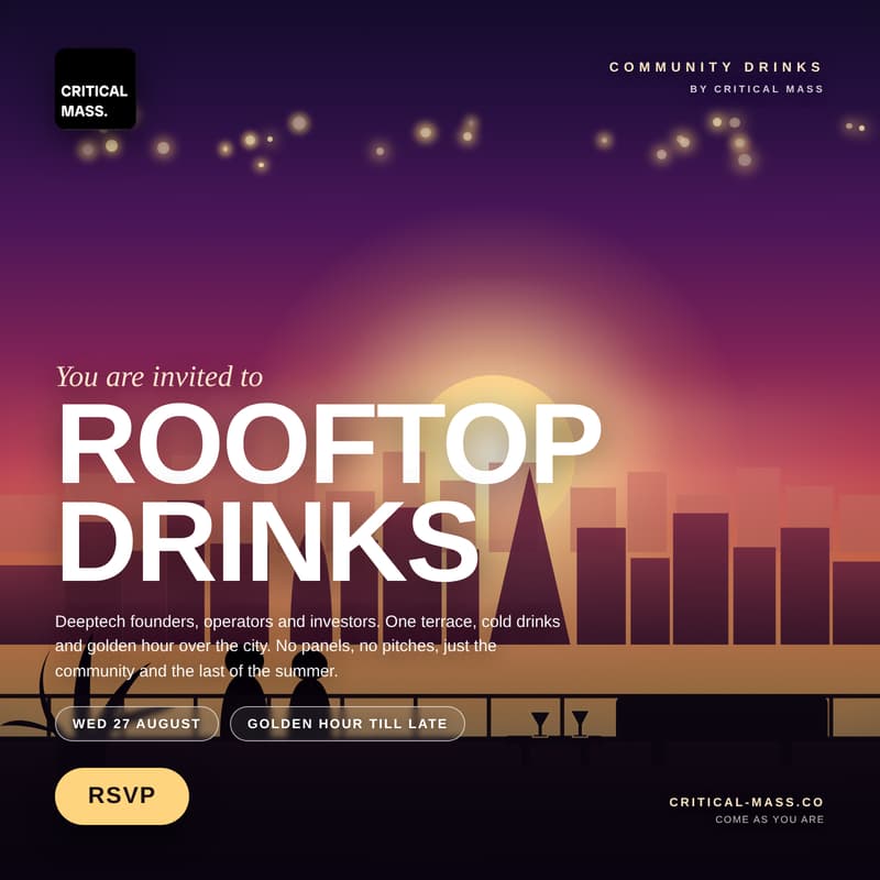 Cover Image for Summer Deeptech Drinks