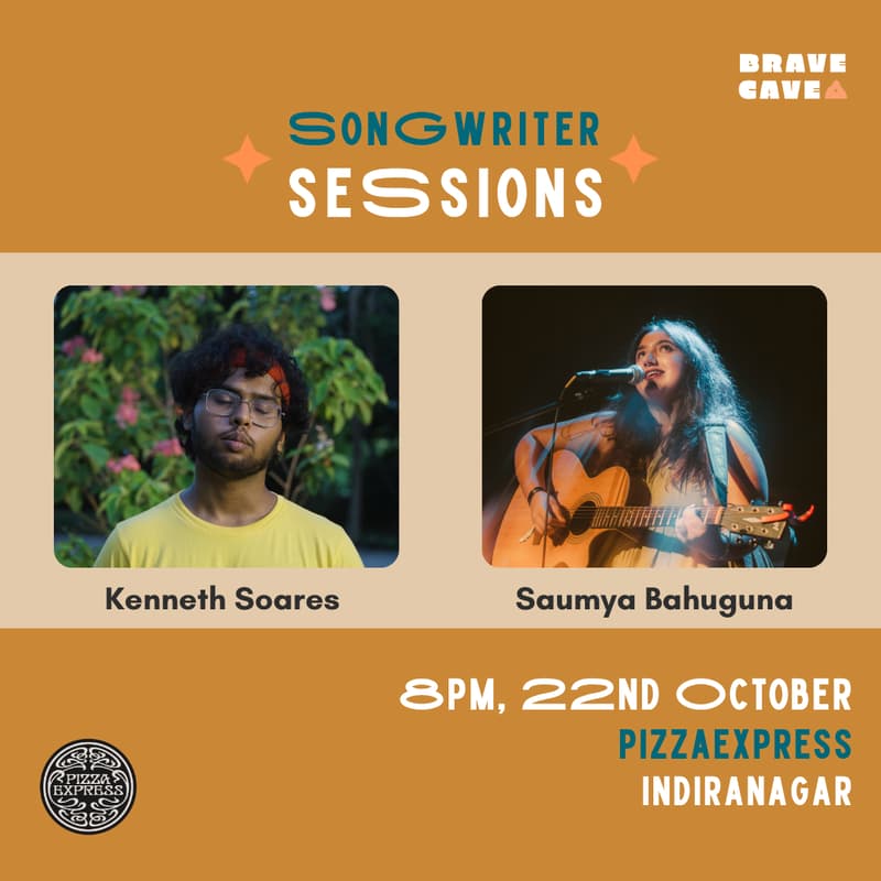 Cover Image for Songwriter Sessions Ft. Kenneth Soares & Saumya Bahuguna