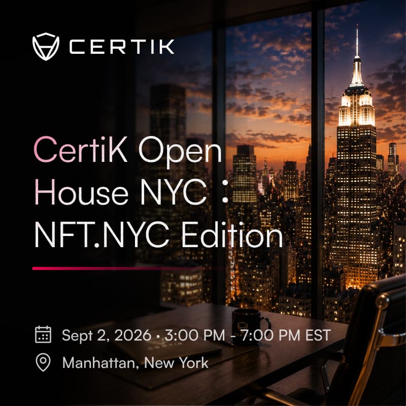 Cover Image for CertiK NYC Open House: NFT.NYC Edition