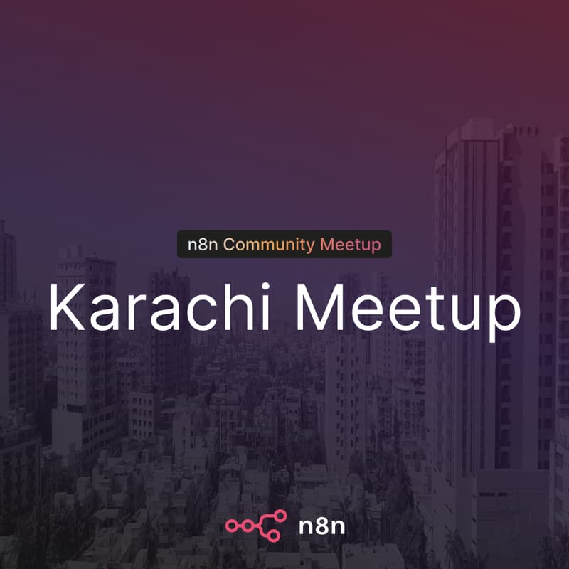Cover Image for n8n Karachi Meetup