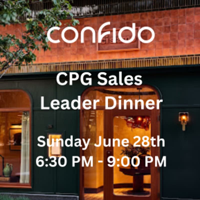 Cover Image for Confido CPG Sales Leader Dinner