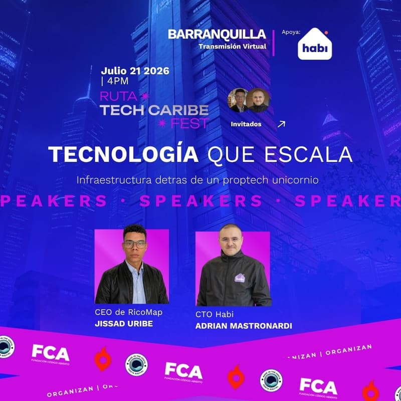 Cover Image for Ruta TechCaribe Fest 2026 | Tecnología que Escala