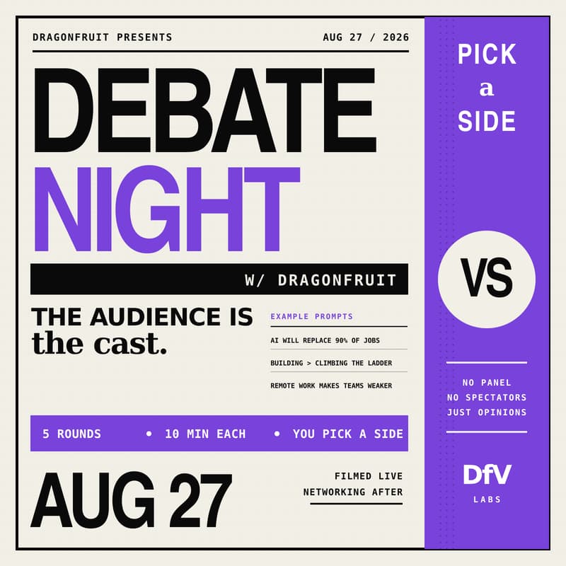 Cover Image for Debate Night w/ Dragonfruit