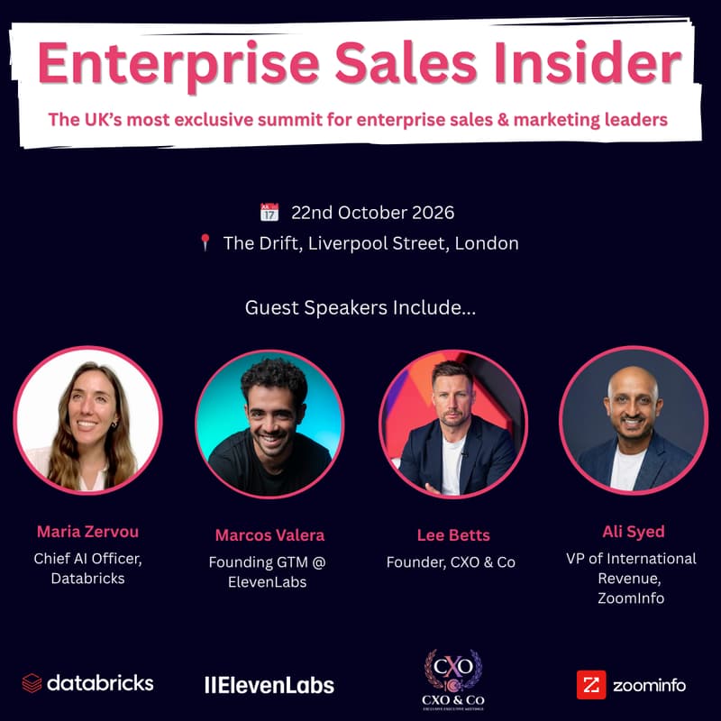 Cover Image for Enterprise Sales Insider Summit London 2026