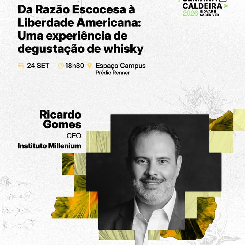 Cover Image for Da Razão Escocesa à Liberdade Americana: Uma experiência de degustação de whisky, com Ricardo Gomes