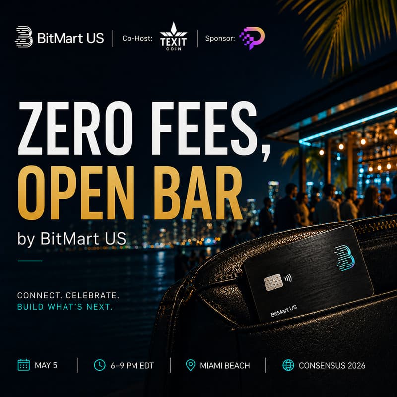 Cover Image for Zero Fees, Open Bar — by BitMart US