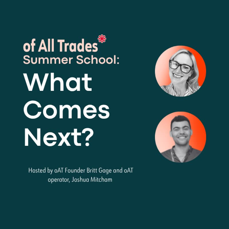 Cover Image for oAT Summer School Graduation: What Comes Next