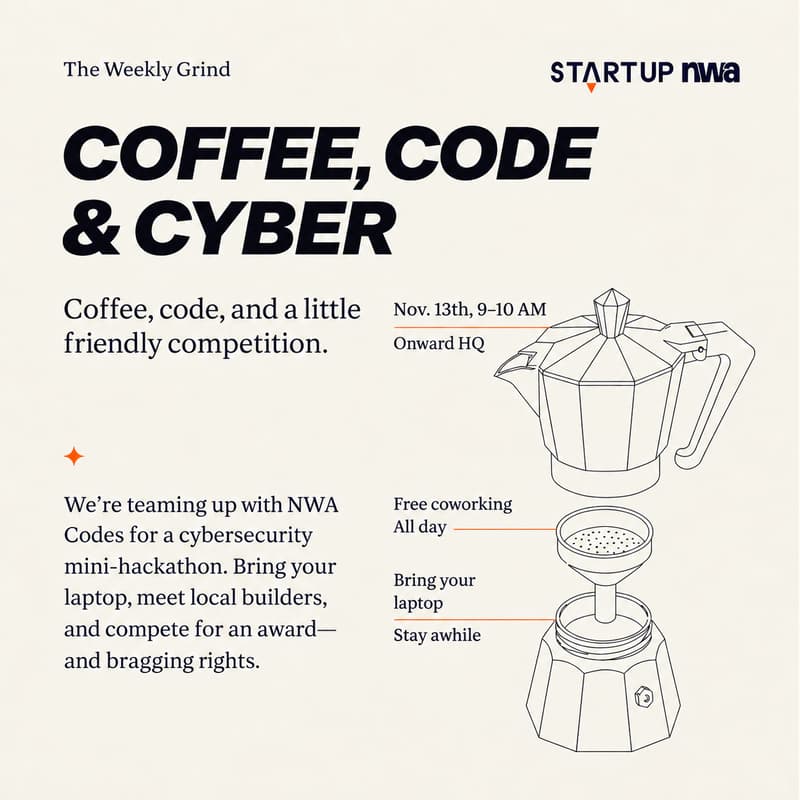 Cover Image for The Weekly Grind: Local Devs x NWA Startups