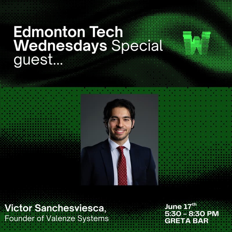 Cover Image for Edmonton Tech Wednesdays Featuring Victor Sanchesviesca