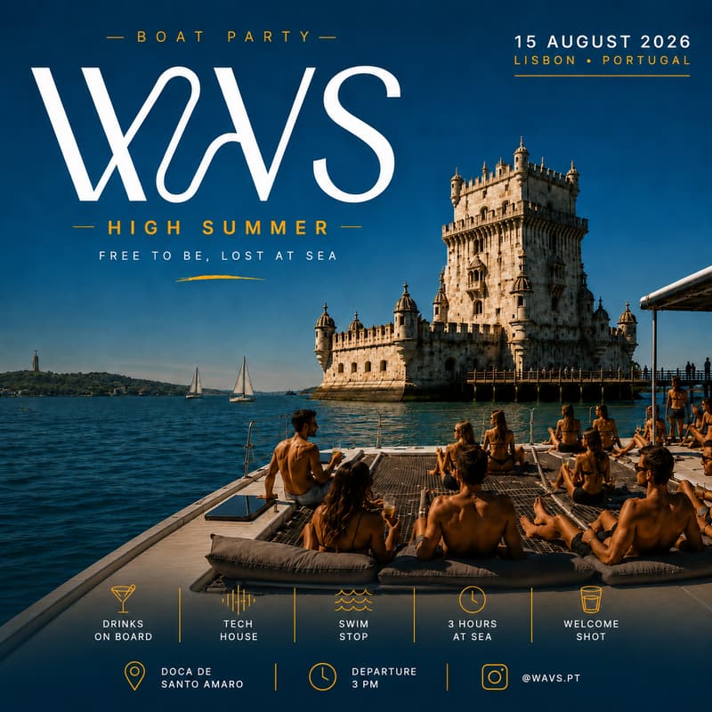 Cover Image for Lisbon Boat Party: WAVS High Summer