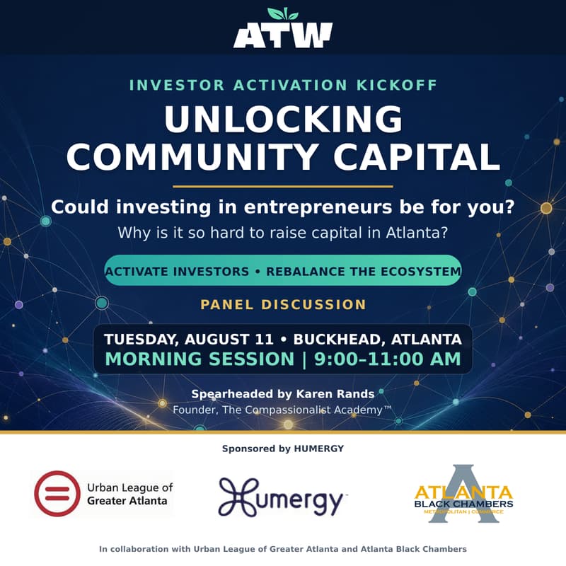 Cover Image for Unlocking Community Angel Capital - #ATLTechWeek