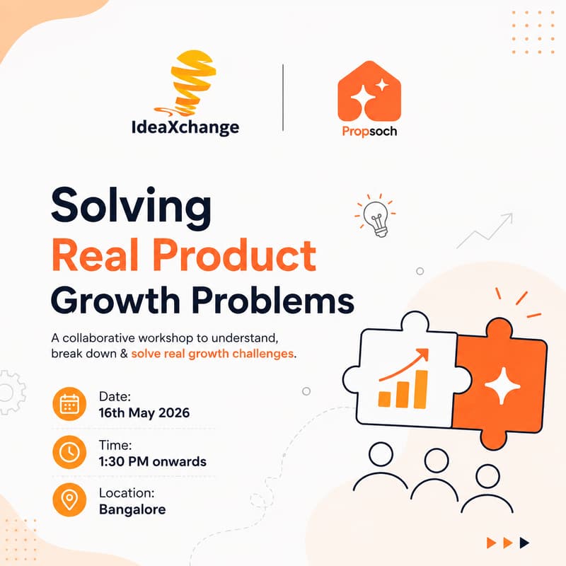 Cover Image for IdeaXchange x Propsoch: Solving Real Problems Together