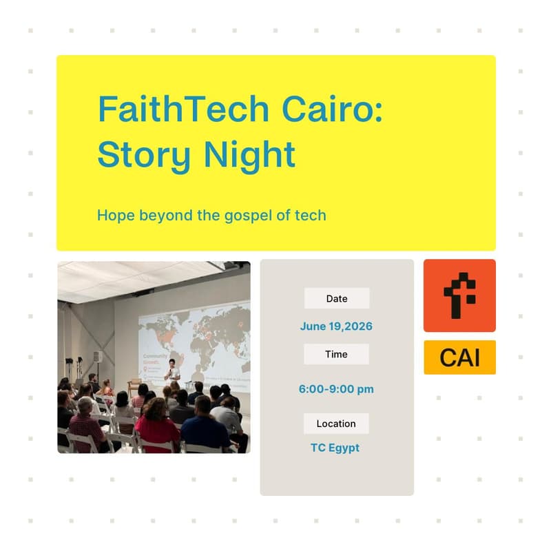 Cover Image for Cairo Story Night: From Hardship to Success