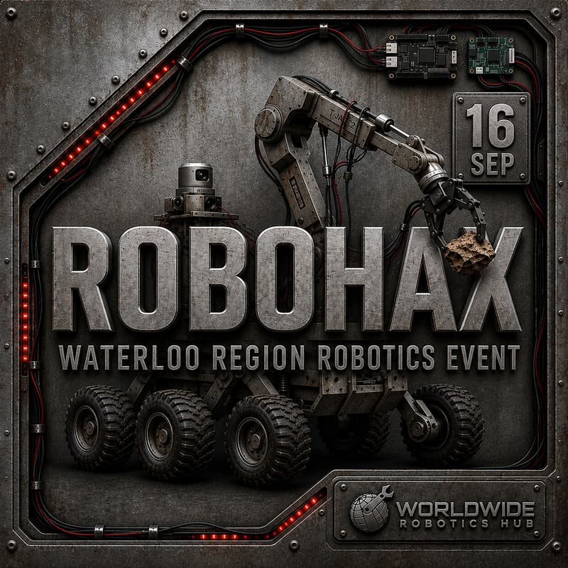 Cover Image for Waterloo Tech Week || ROBOHAX: Waterloo Region Robotics Event