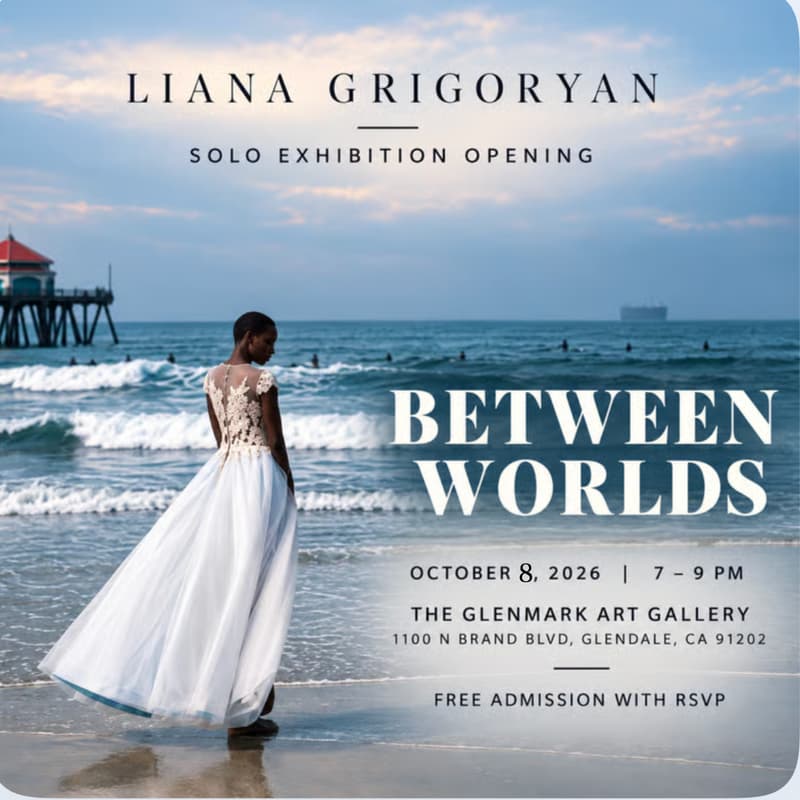 Cover Image for Art Show Opening: Between Worlds by Liana Grigoryan