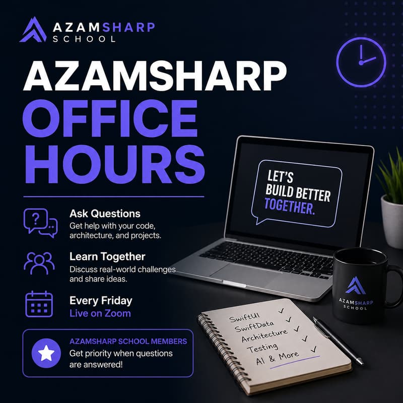 Cover Image for AzamSharp Office Hours - 08/21/2026