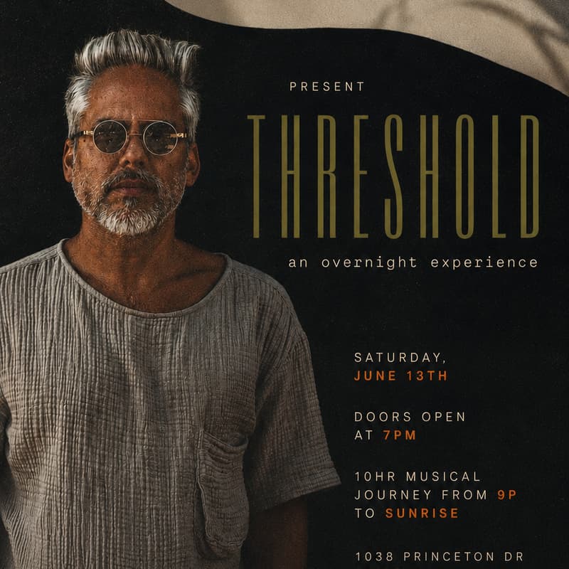 Cover Image for Eduardo Castillo presents THRESHOLD, An Overnight Experience