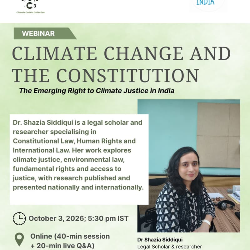 Cover Image for The Emerging Right to Climate Justice in India