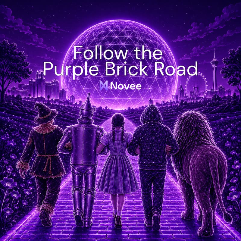 Cover Image for Follow the Purple Brick Road: Novee at the Sphere