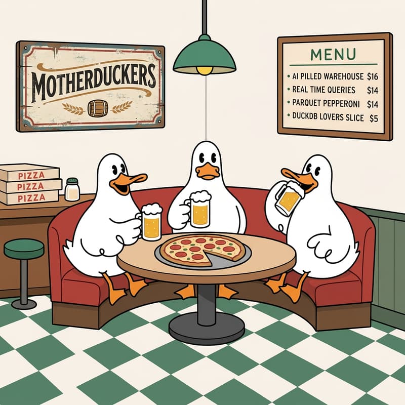 Cover Image for MotherDucking Data + AI Happy Hour