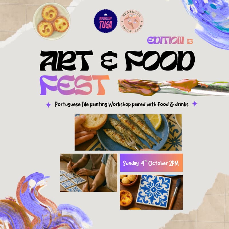 Cover Image for Art & Food Fest | Tile painting workshop