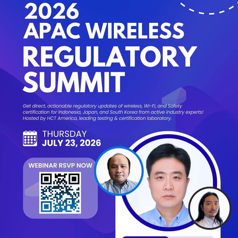 Cover Image for 2026 APAC Wireless Regulatory Summit