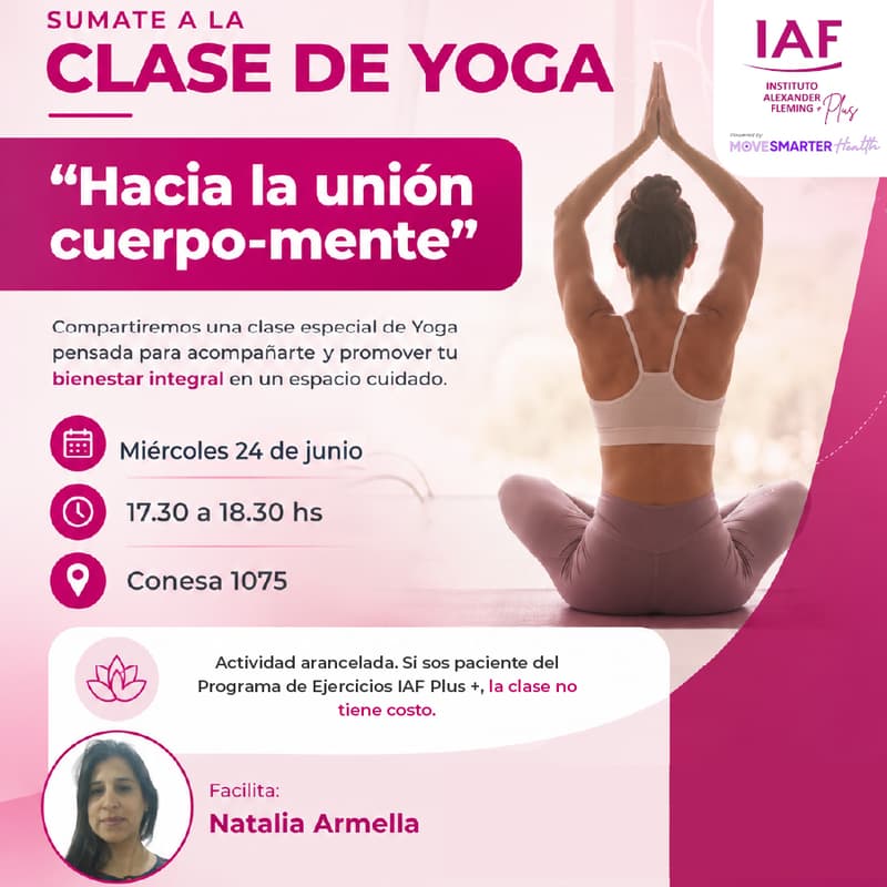 Cover Image for Ciclo de clases de Yoga: Hacia la unión cuerpo-mente
