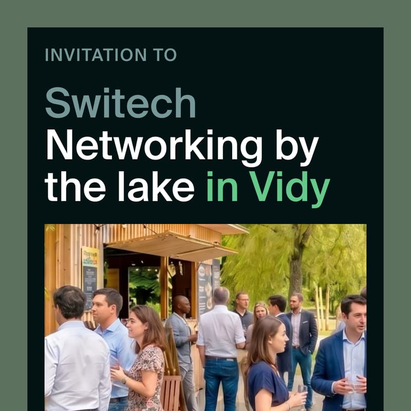 Cover Image for Switech | Networking by the lake - Vidy edition, July 3rd