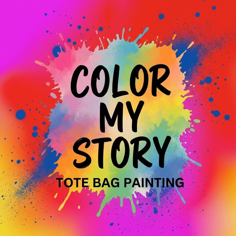 Cover Image for Color my Story Tote Bag Painting