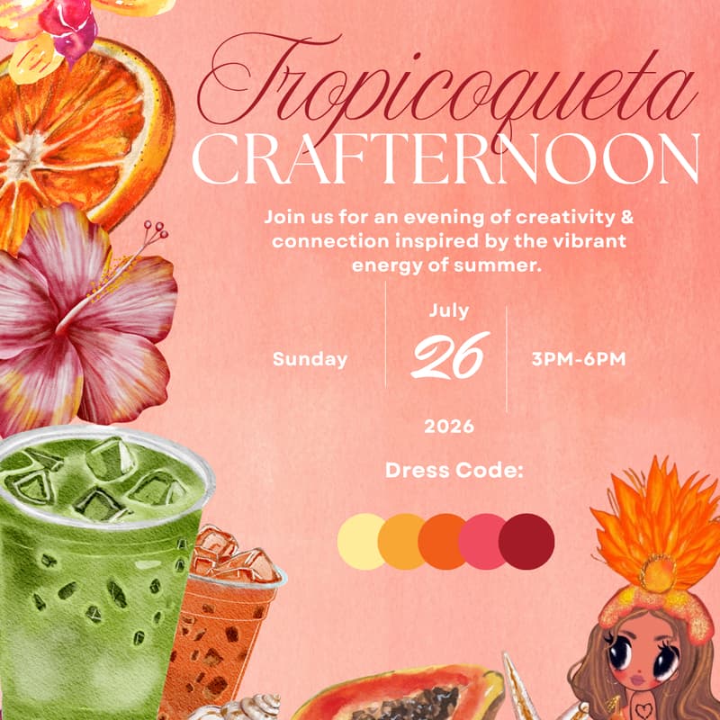 Cover Image for Tropicoqueta Crafternoon