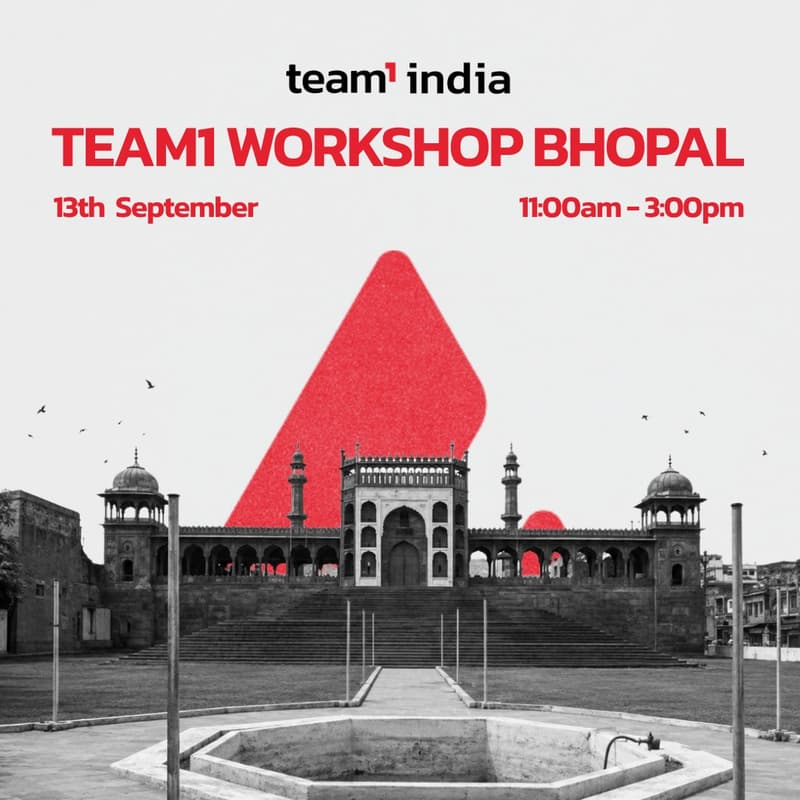Cover Image for Team1 India Builder Workshop - Bhopal